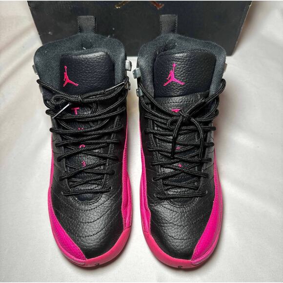 Size 5 - Air Jordan 12 Retro GS Deadly Pink Men's Shoes Ships Now - Picture 4 of 13